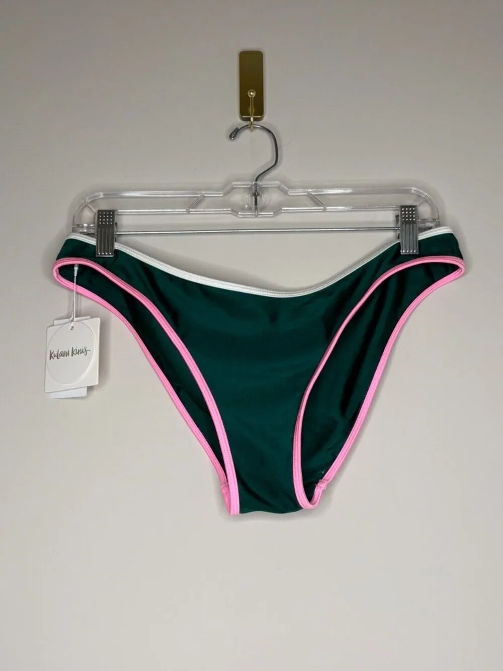 Kulani Kinis Bind High Cut Bikini Bottom – Siren Song – Large – NWT